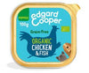 Organic Chicken & Fish Carrot & Pea Tray for Puppies 100g, Edgard and Cooper