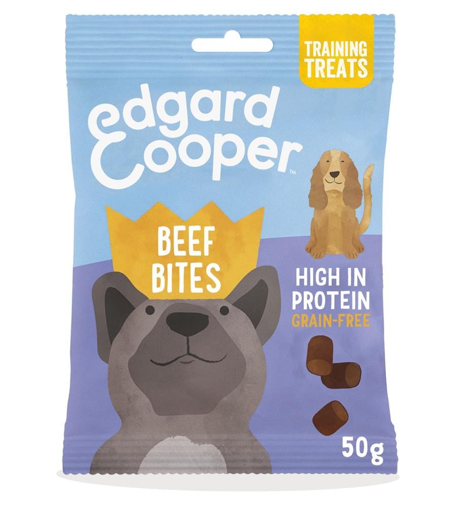 Edgard και Cooper Dog Training Bites - Βόειο κρέας με φράουλα και μάνγκο 50g