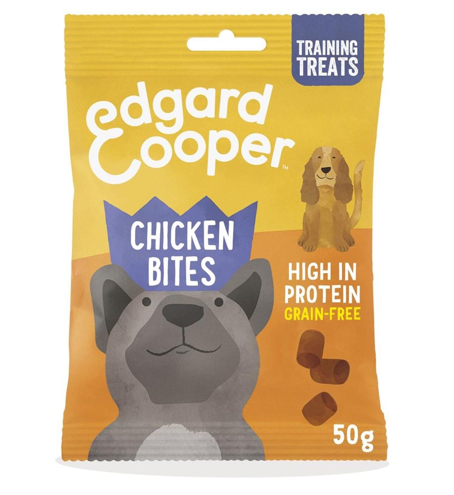 Edgard i Cooper Dog Training Beintes z kurczakiem, jagodą i jabłkiem 50G