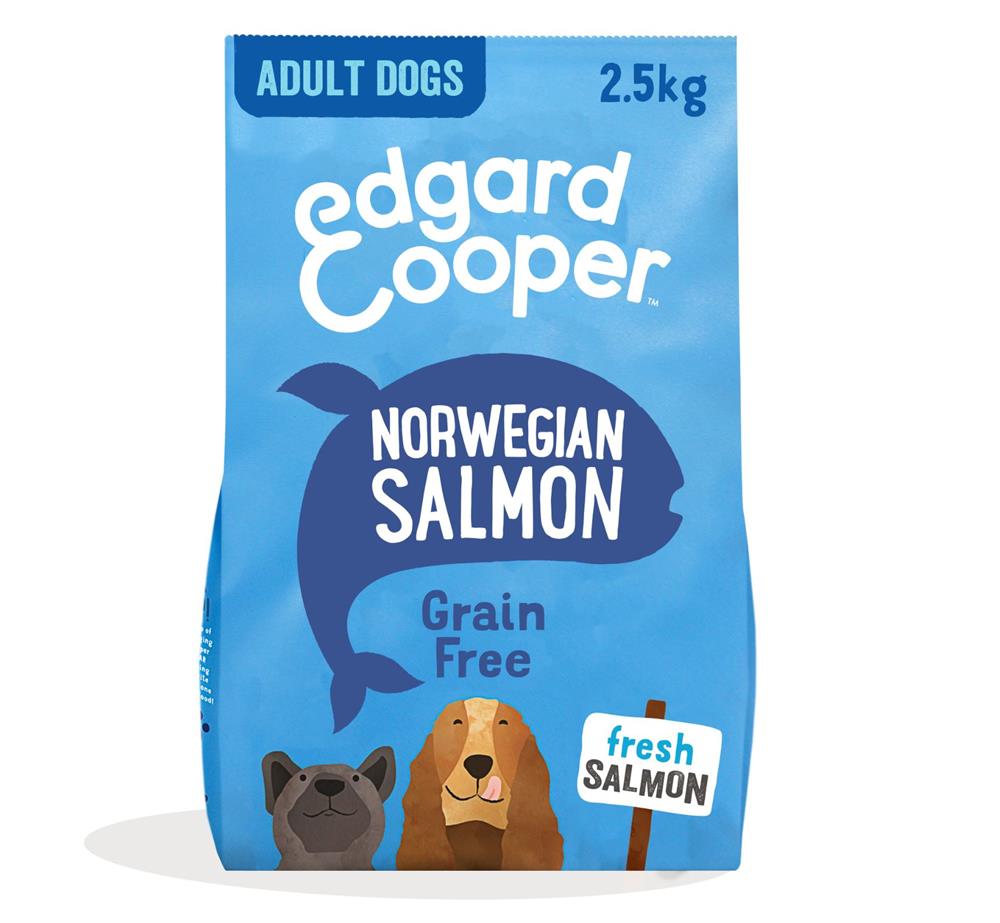 Dry Dog Food Norwegian Salmon 2.5kg, Edgard and Cooper