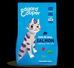 Cat Dry Food - Adult Cat Kibble - Salmon 750g, Edgard and Cooper