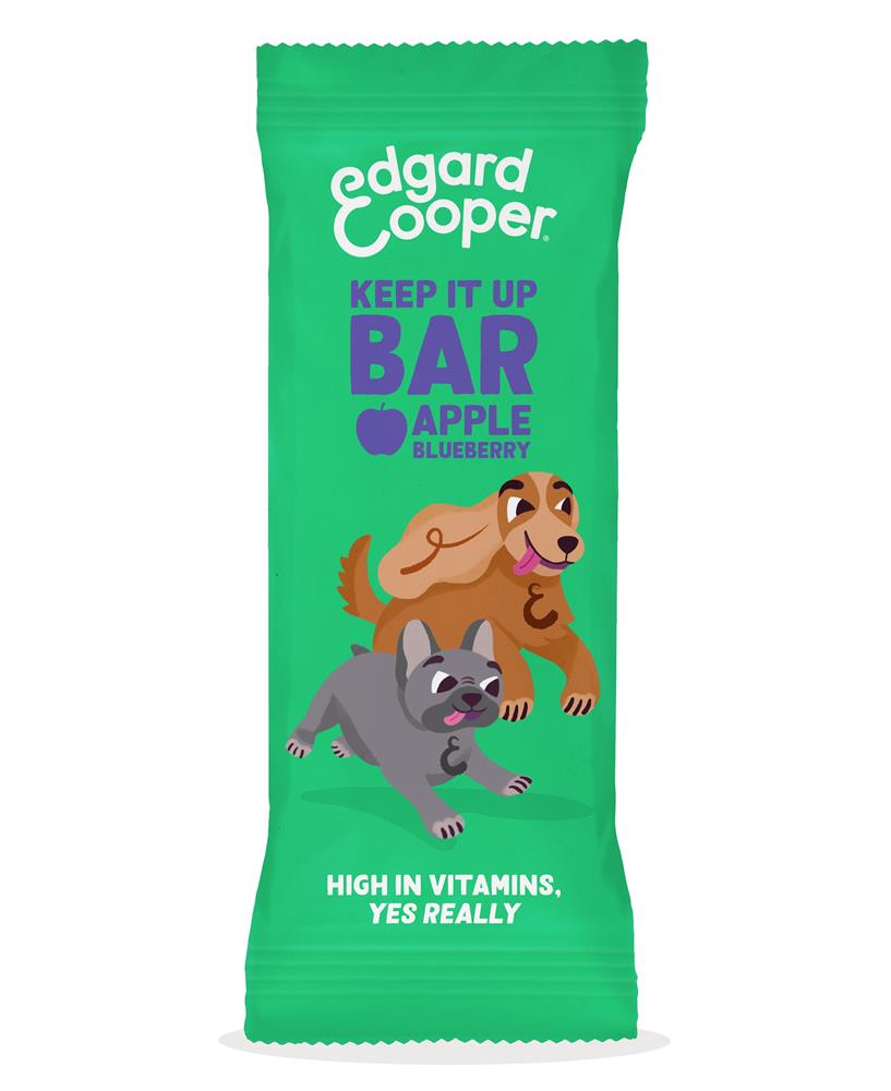 Dog Bar Apple and Blueberry 30g, Edgard and Cooper