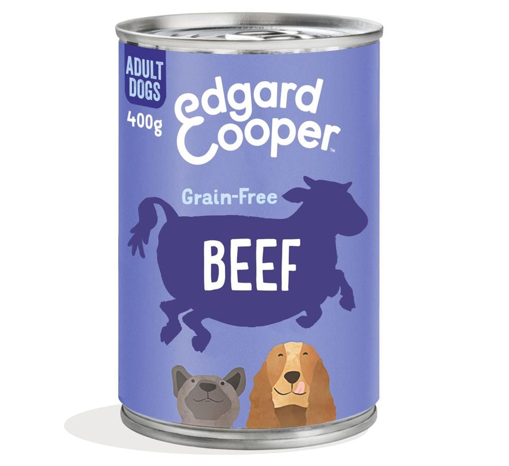 Wet Dog Food Beef with Beetroot Broccoli & Pear 400g, Edgard and Cooper