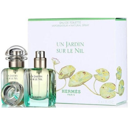 Hermes Paris Un Jardin Sur Le Nil Eau de Toilette Spray 1 Fl Oz - Pack of 2 NEW & SEALED - Welzo