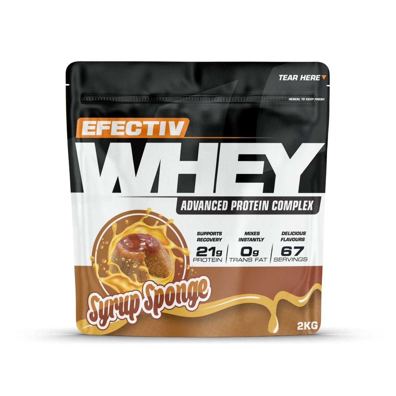 Efectiv Nutrition Whey Protein 2kg Syrup Sponge