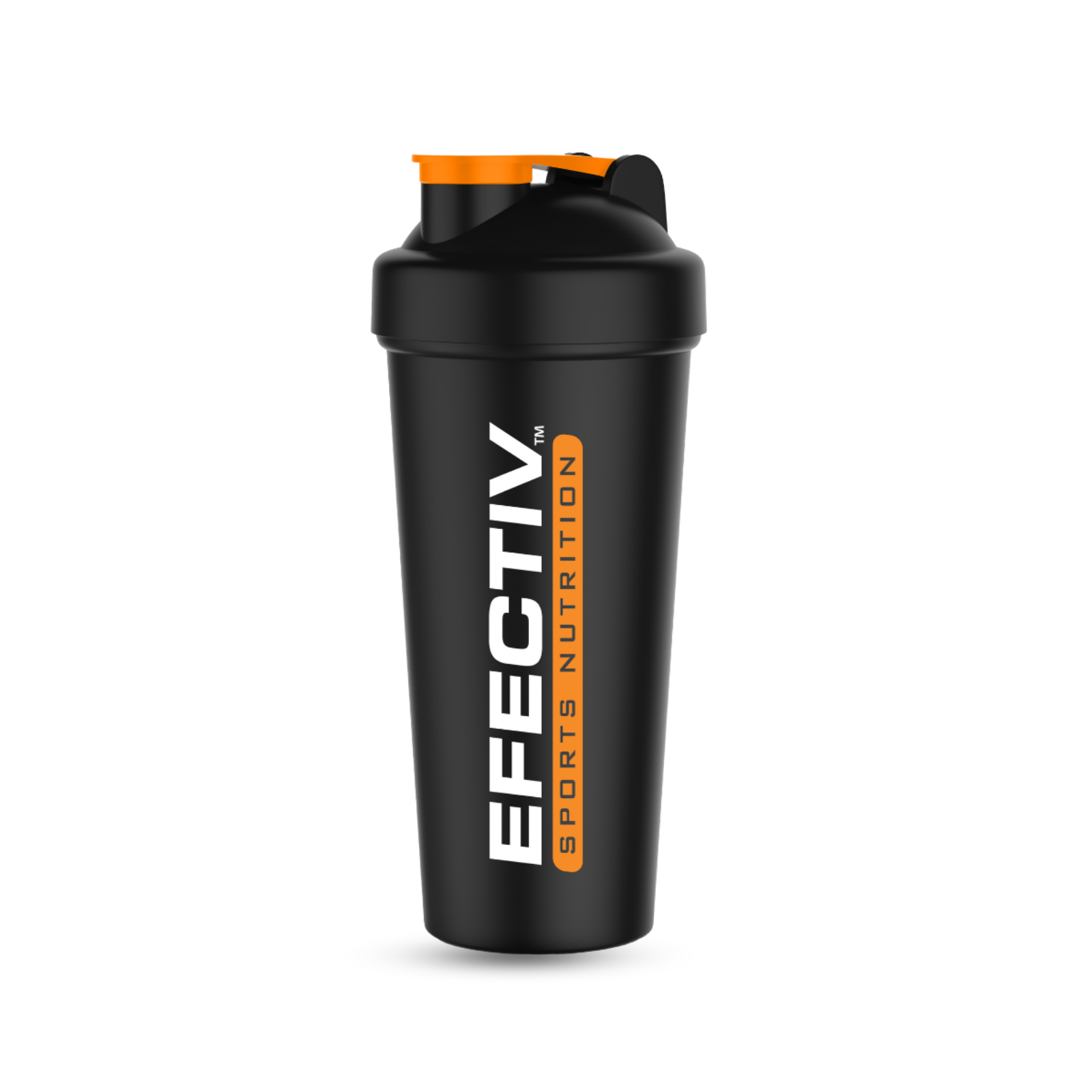 Efectiv Nutrition Shaker 600ml Black/Orange