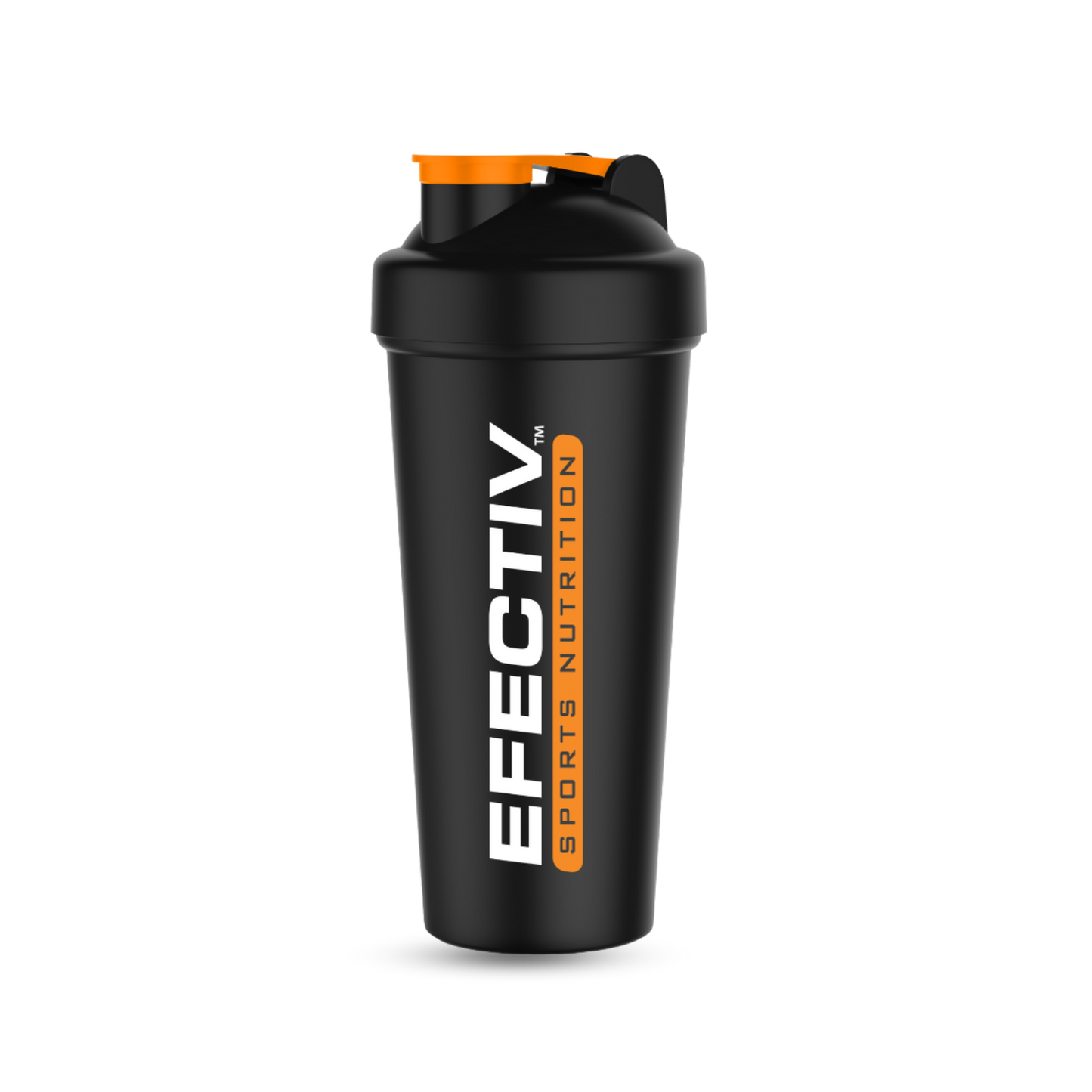 Efectiv Nutrition Shaker 600ml Black/Orange