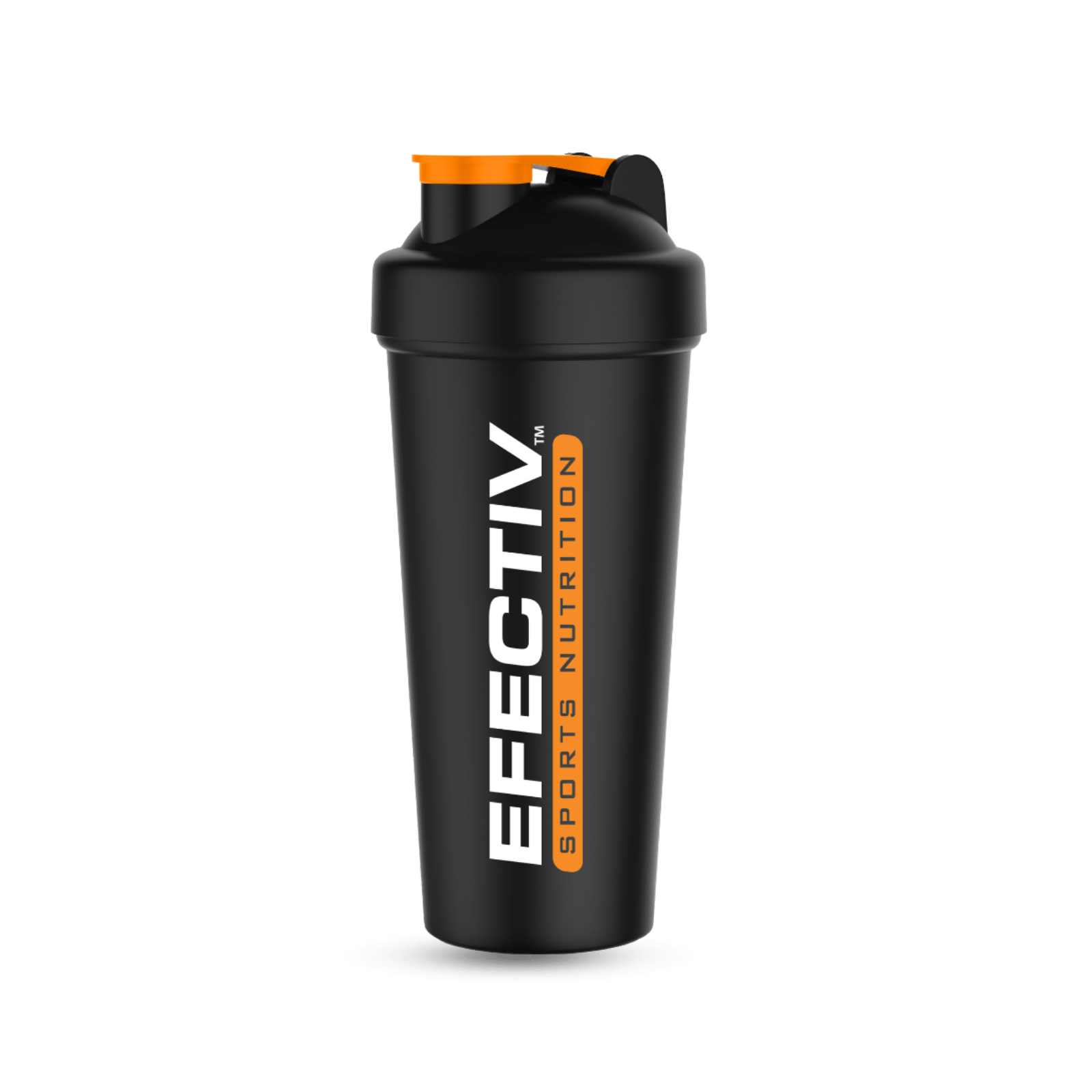 Efectiv Nutrition Shaker 600ml Black/Orange