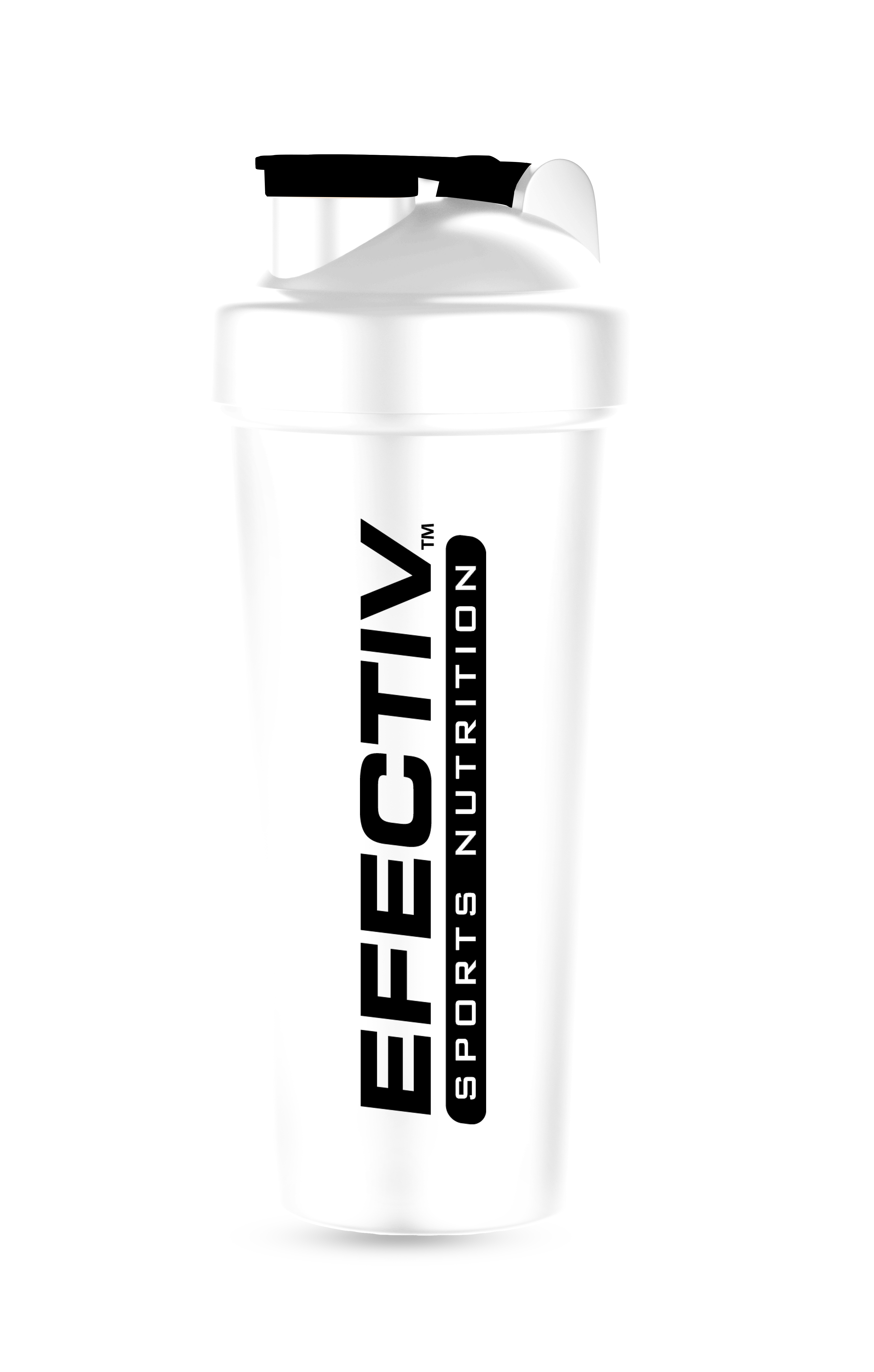 Efectiv Nutrition Shaker 600ml White/Black