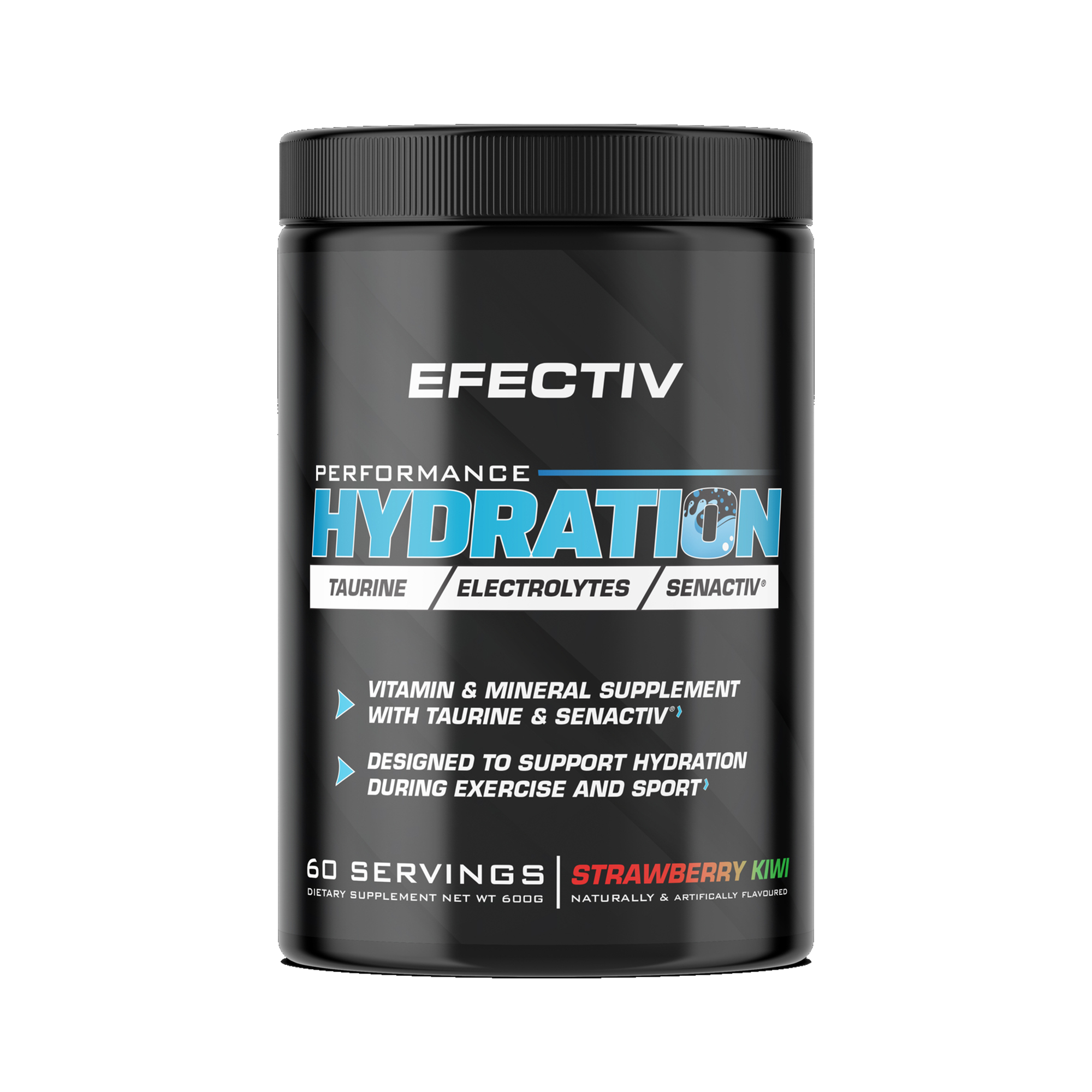 Efectiv Nutrition Performance Hydration 600g Strawberry Kiwi