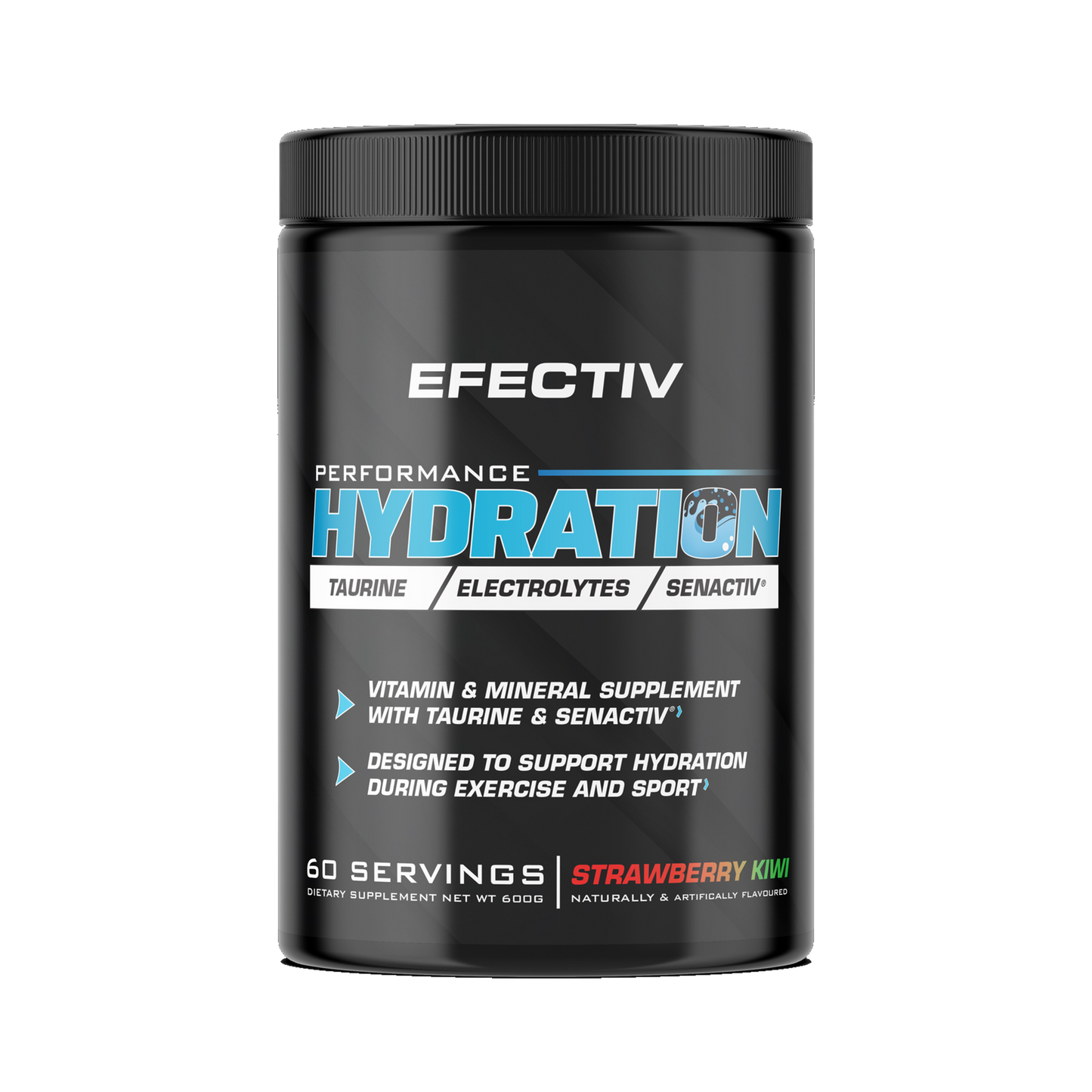 Efectiv Nutrition Performance Hydration 600g Strawberry Kiwi