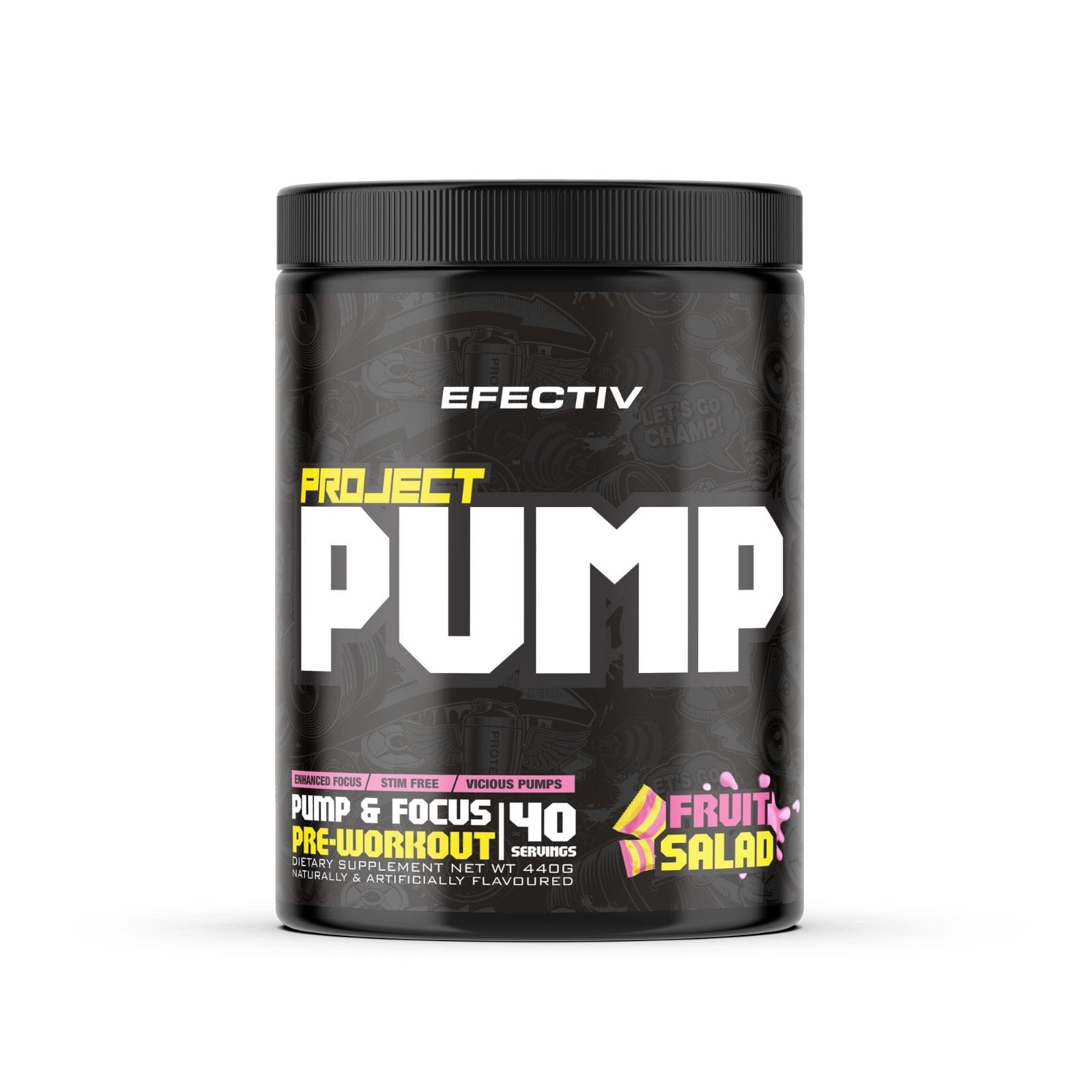 Efectiv Nutrition Project Pump 440g Fruit Salad