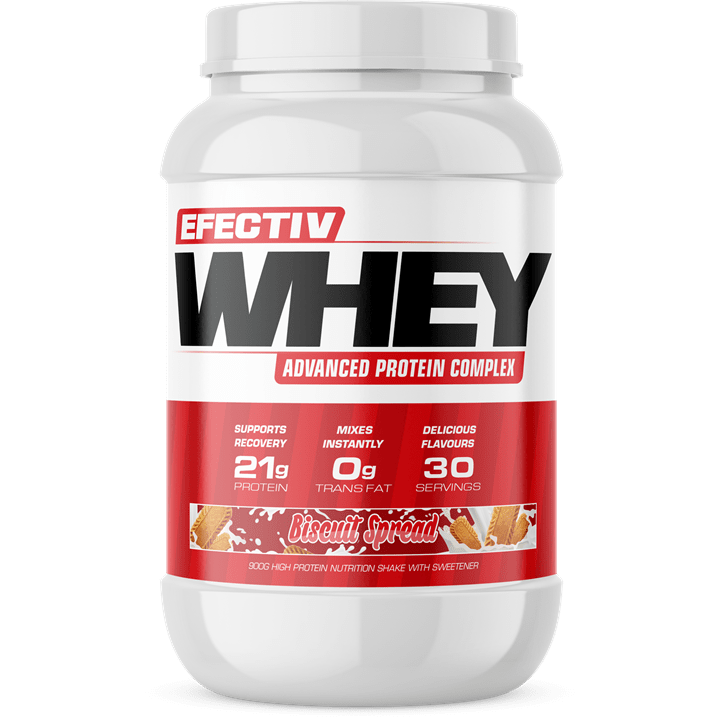 Efectiv Nutrition Whey Protein 900g Biscuit Spread