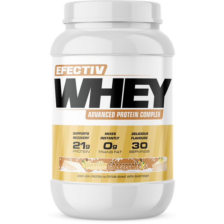 Efectiv Nutrition Whey Protein 900g Vanilla Cheesecake