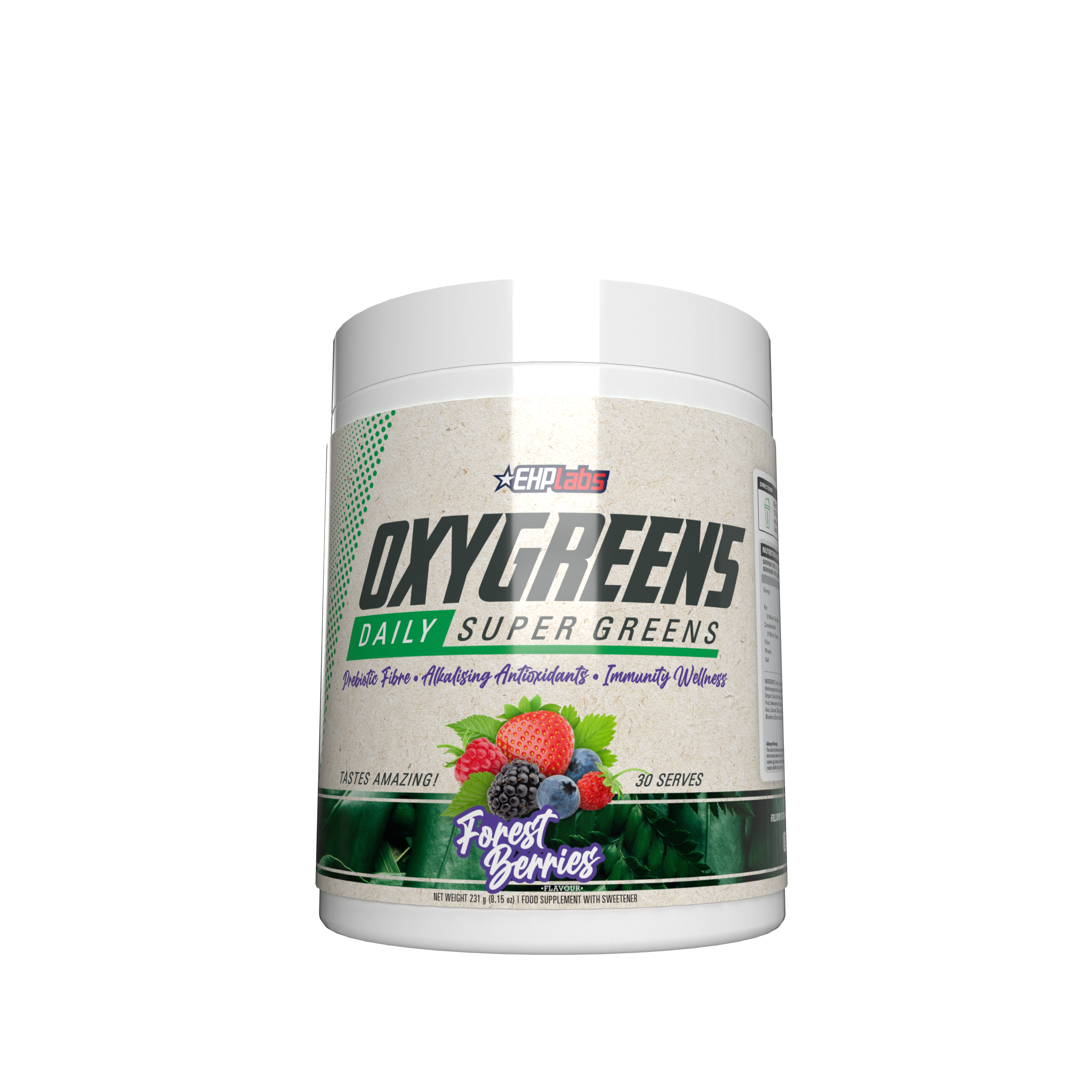 EHP Labs OxyGreens 243g Forest Berries