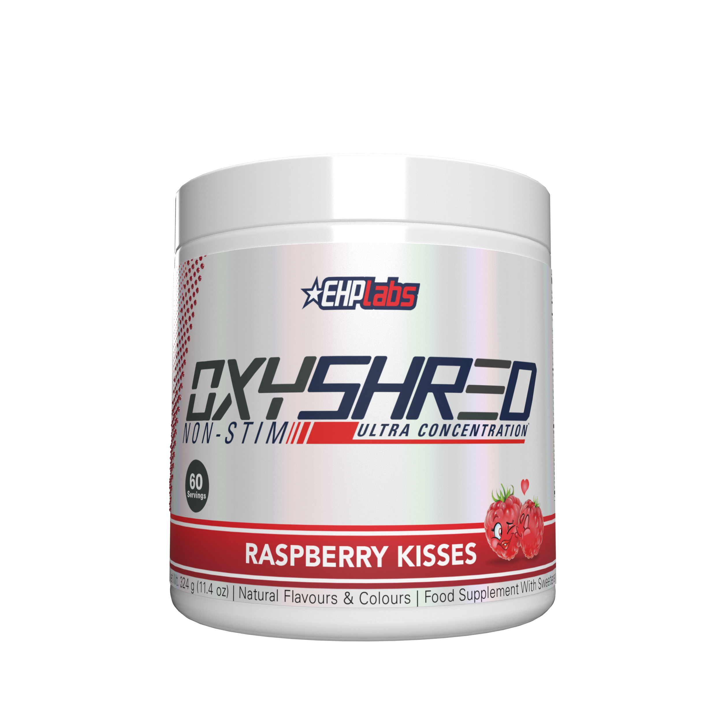 EHP Labs OxyShred Non-Stim 324g Raspberry Kisses