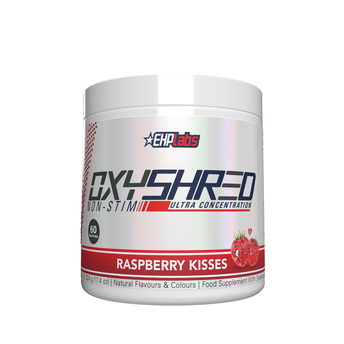 EHP Labs OxyShred Non-Stim 324g Raspberry Kisses