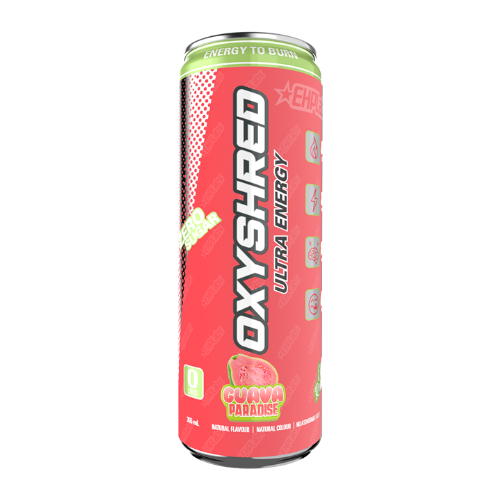 EHP Labs OxyShred Ultra Energy Drink RTD 12x355ml Guava Paradise