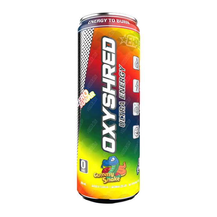 EHP Labs OxyShred Ultra Energy Drink RTD 12x355ml Gummy Snake