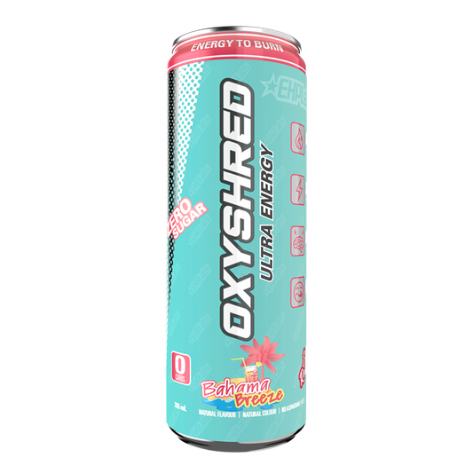 EHP Labs OxyShred Ultra Energy Drink RTD 12x355ml Bahama Breeze