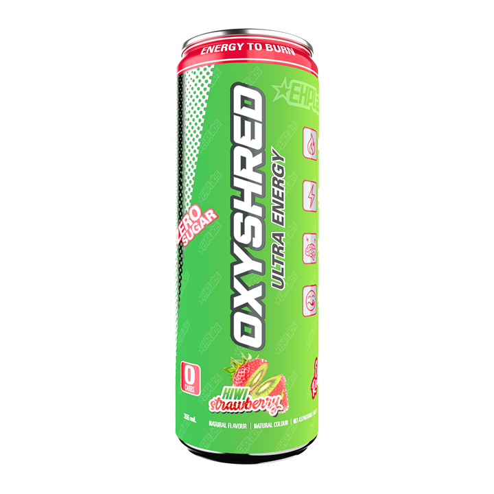 EHP Labs OxyShred Ultra Energy Drink RTD 12x355ml Kiwi Strawberry