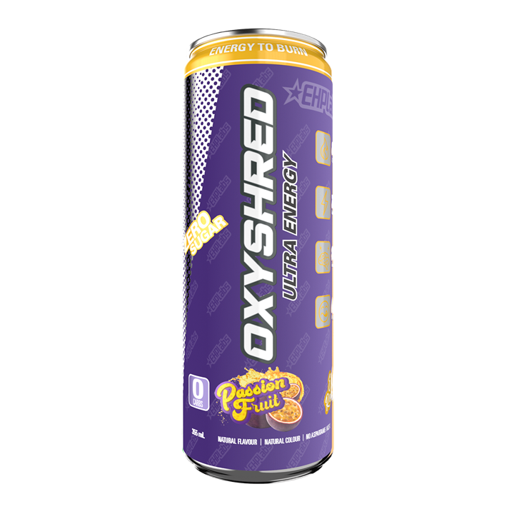 EHP Labs OxyShred Ultra Energy Drink RTD 12x355ml Passionfruit