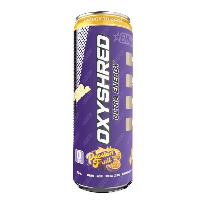 EHP Labs OxyShred Ultra Energy Drink RTD 12x355ml Passionfruit