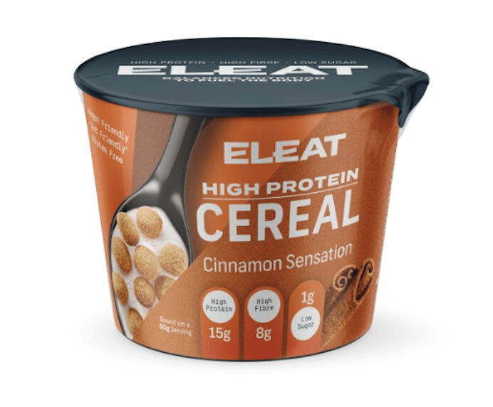 Eleat Balanced, High Protein Cereal 8x50g Cinnamon