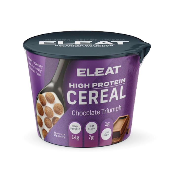 Eleat Balanced, High Protein Cereal 8x50g Chocolate