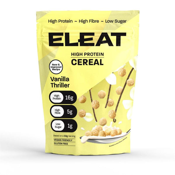 ELEAT Vanilla Thriller High Protein Cereal - 250g Pouch, ELEAT