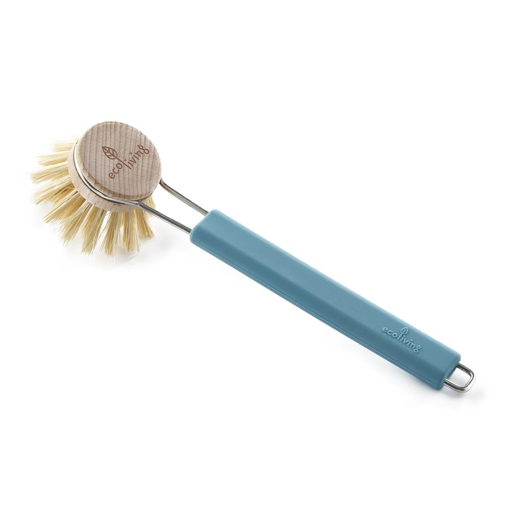 Ecoliving Dish Brush Blue With Replaceable Head - 1 Unit, Ecoliving