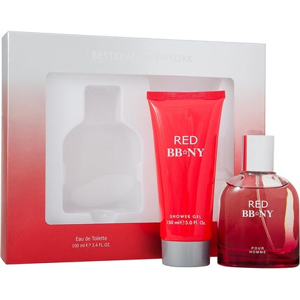 BBNY Red Pour Homme Eau de Toilette Gift Set for Him 100ml