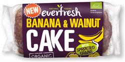 Organic Sprouted Banana & Walnut Cake 350g, Everfresh Natural Foods