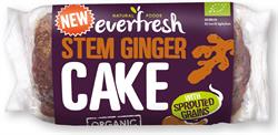 Organic Sprouted Stem Ginger Cake  350g, Everfresh Natural Foods