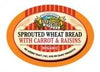 Organic Sprouted Carrot/Raisin Bread 400g, Everfresh Natural Foods