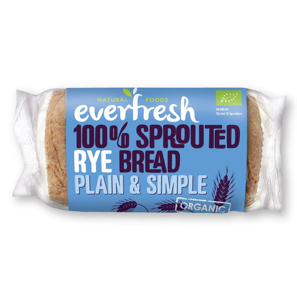 Organic Sprouted Rye Bread    400g, Everfresh Natural Foods