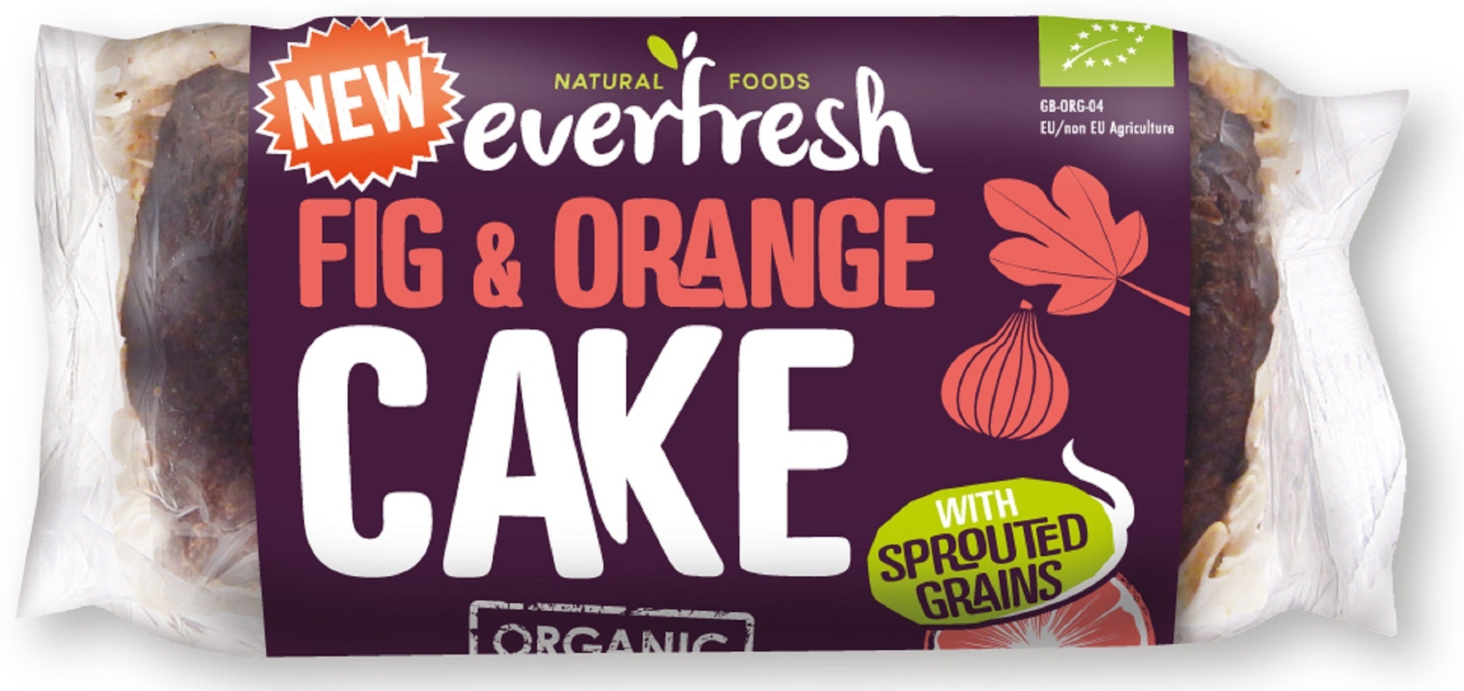 Organic Fig & Orange Cake 350g, Everfresh Natural Foods