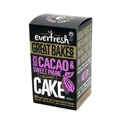 Organic Cacao and Prune Cake, Everfresh Natural Foods