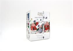 Holiday White Prism 12 Tea Pyramid Bags, English Tea Shop