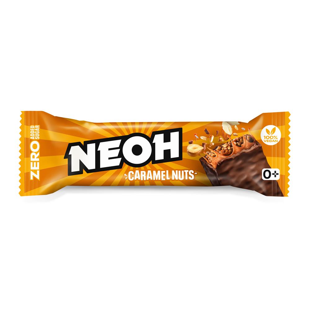 Caramel Nuts Bar 28g, Neoh