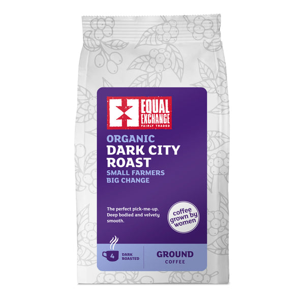 Organic & Fair Trade Dark Roast & Ground Coffee 200g, Equal Exchange