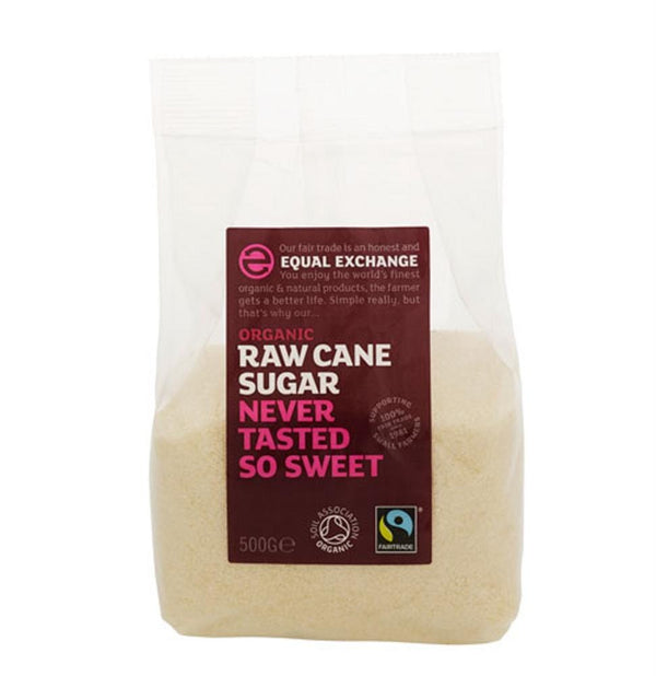 Organic and Fairtrade Raw Cane Sugar 500g, Equal Exchange