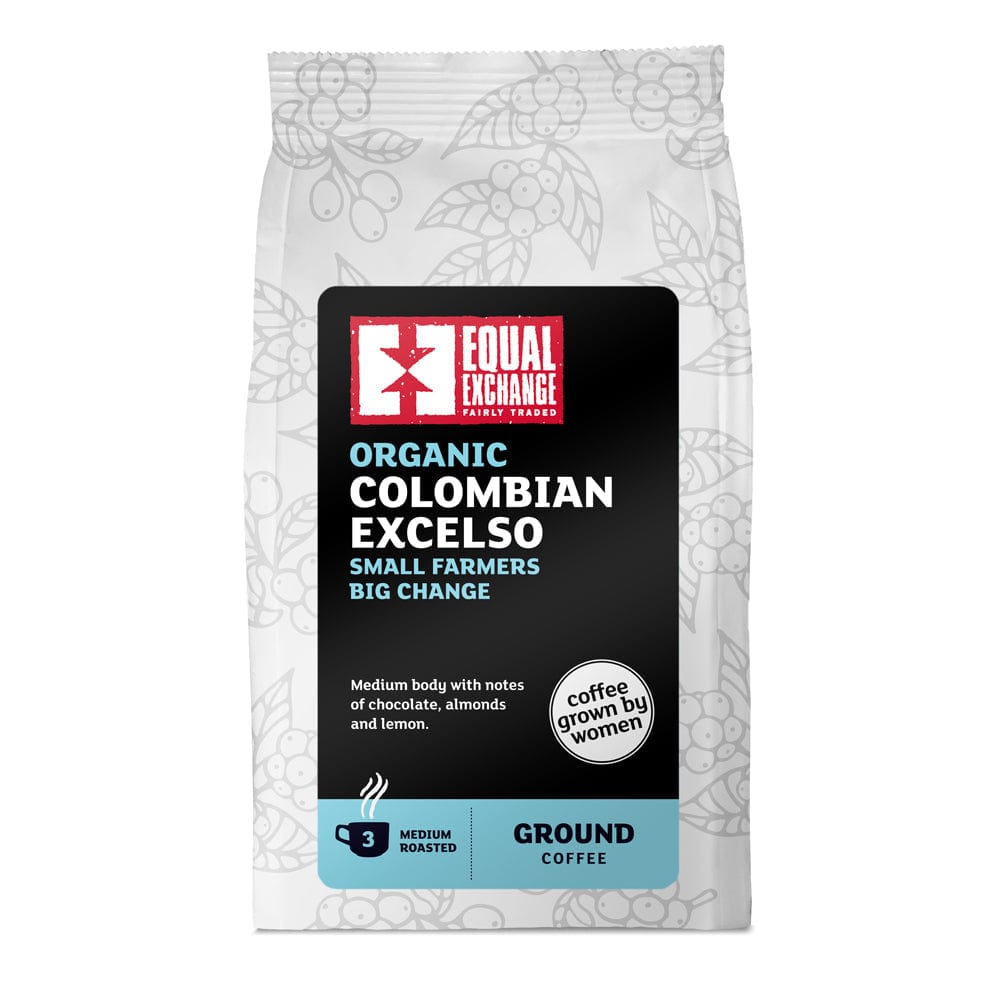 Organic & Fair Trade Colombian Excelso Roast & Ground Coffee 200g, Equal Exchange