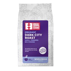 Organic & Fair Trade Dark City Roast Coffee Beans 200g, Equal Exchange