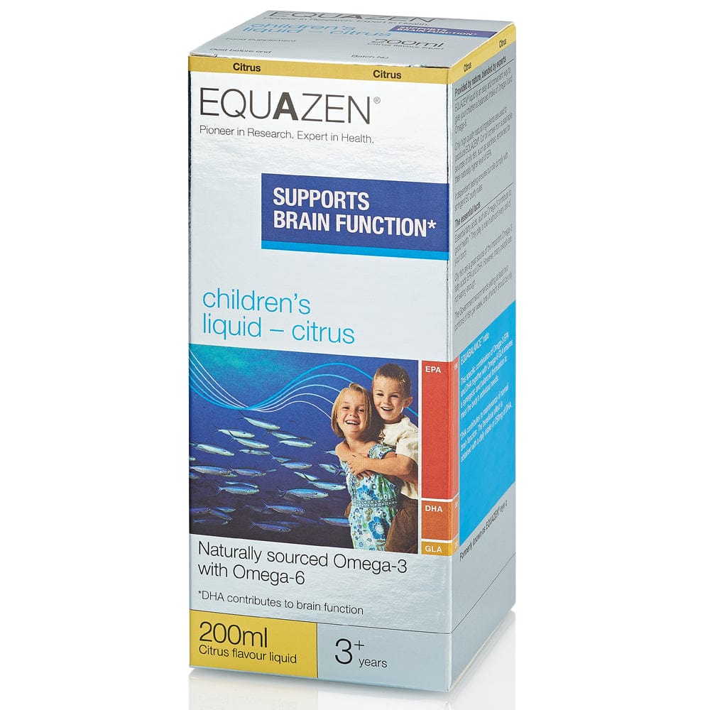 Omega 3&6 Equazen Liquid Citrus 200ml, Equazen