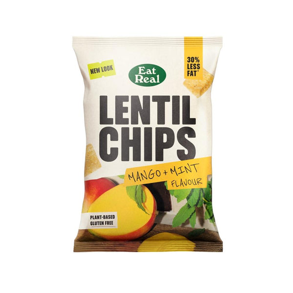 Eat Real Lentil Chips Mango & Mint 95g, Eat Real