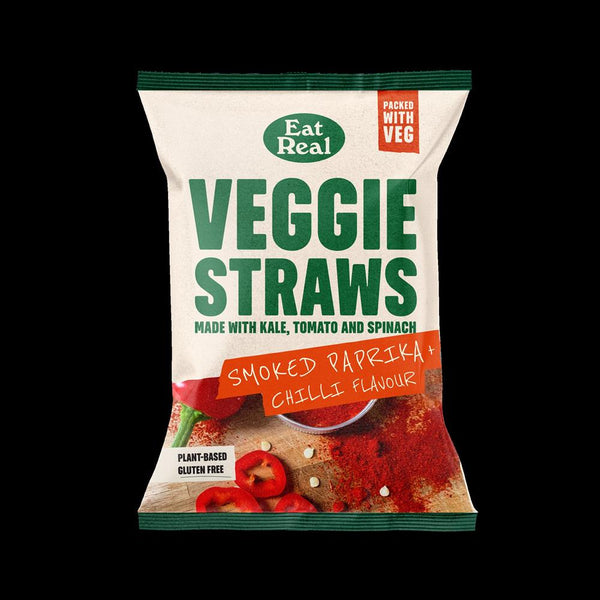 Eat Real Veggie Straws Smoked Paprika & Chilli 110g, Eat Real