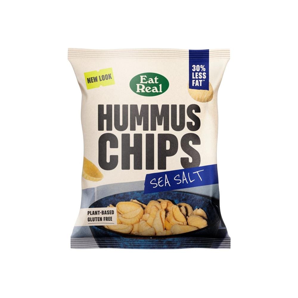 Eat Real Hummus Chips Sea Salt 45g, Eat Real