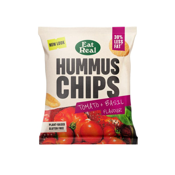 Eat Real Hummus Chips Tomato & Basil 22g, Eat Real