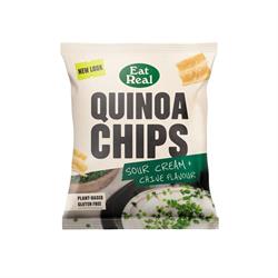 Quinoa Chips Sour Cream Chive, Eat Real